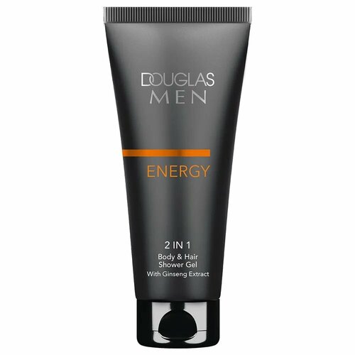 Гель для душа DOUGLAS MEN ENERGY 2 IN 1 Body & Hair With Ginseng Extract, 50 мл