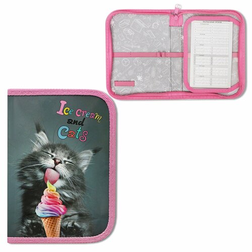 Пенал 1 секция 130 х 190 х 27 мм, откидная планка, ламинированный картон, ПКК 07- 5 