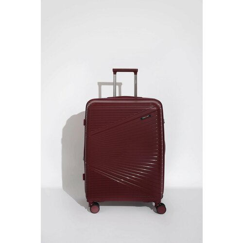чемодан eberhart 70 л размер m серый Чемодан Eberhart 49M-030-424, 75 л, бордовый