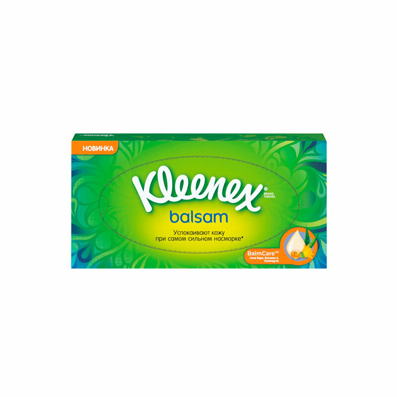 Cалфетки для лица Kleenex Balsam 72 шт