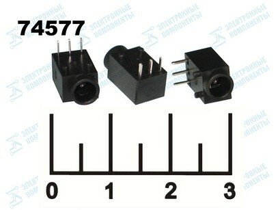 Разъем питания гнездо 3.5*1.4мм на плату DCJ01-DCJ10 (S0956/DC-007)