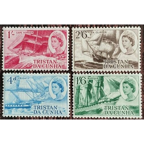 Почтовые марки 1969 г. Тристан да Кунья (Tristan da Cunha ) Корабли