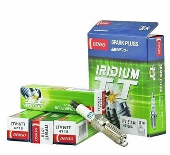 Комплект свечей зажигания DENSO ITV16TT Iridium (Япония) 4шт.