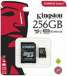 Карта памяти 256 ГБ Kingston