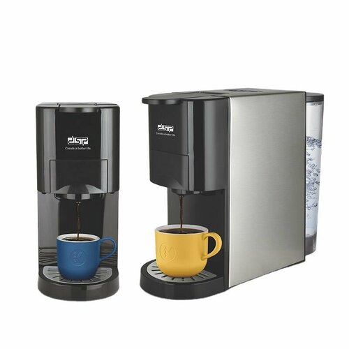 Капсульная кофеварка для кофе для эспрессо латте и мокко капучино Кофемашина универсальная Кофемашина автоматическая приготовит кофе из капсул формата Nespresso и Dolce Gusto а также из молотого кофе 12900₽