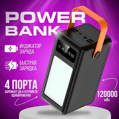 Внешний аккумулятор 120000 mAh 6000₽