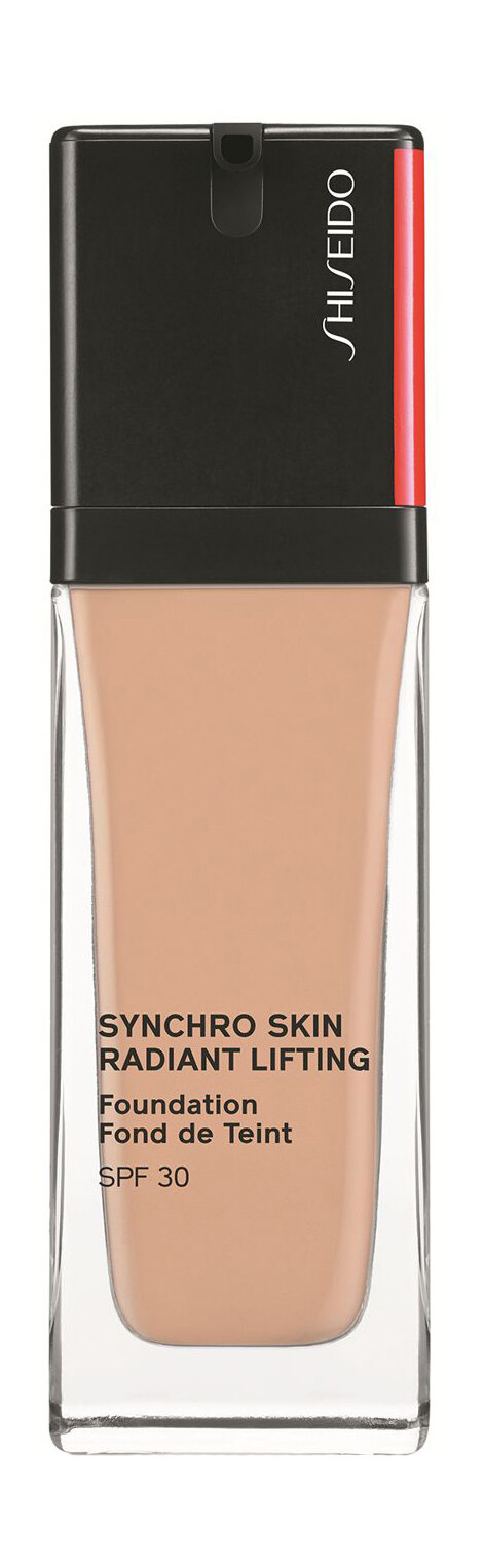 SHISEIDO Тональное средство с эффектом сияния и лифтинга Synchro Skin Radiant Lifting Foundation SPF 30, 30 мл, оттенок: 260 cashmere