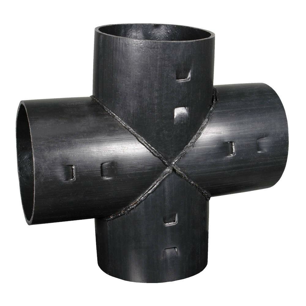 фото Крестовина 110 мм для дренажных и гофрированных труб 110 мм (2 шт.)