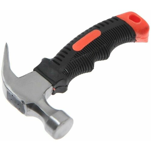 Молоток-гвоздодер mini обрезиненная рукоятка 225 г 523₽