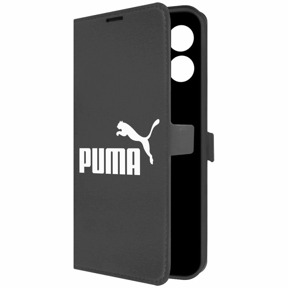 Чехол-книжка Krutoff Eco Book для INFINIX Hot 30 Puma (Пума) (черный)