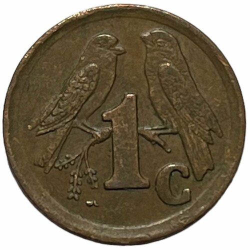 Южная Африка (ЮАР) 1 цент 1992 г. юар 1 цент 1972 г 2