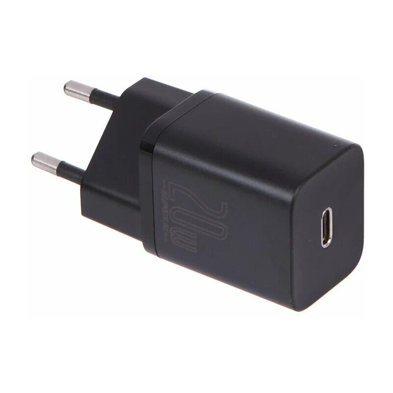 Зарядное устройство Baseus Super Si Quick Charger Type-C 20W EU, черное (CCSUP-B01) — фото 1