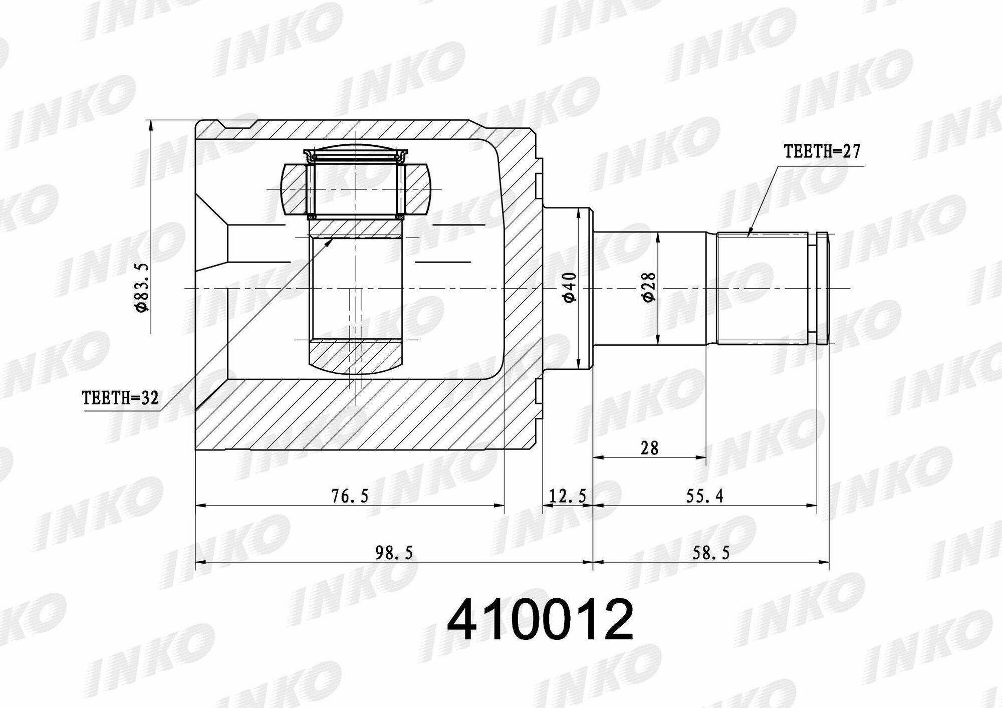 Жидкость тормозная 4100 seiken 1шт