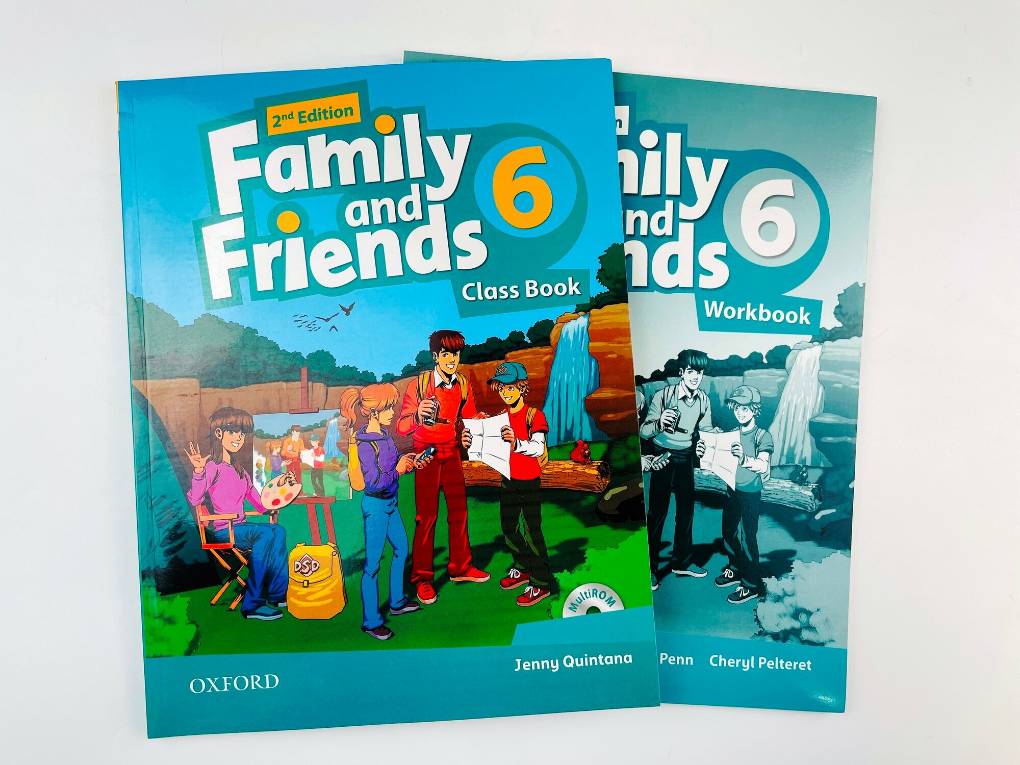 Комплект Family and Friends 6 Class Book with Multi ROM + Workbook 2nd Edition / Изучение английского языка для учеников / набор