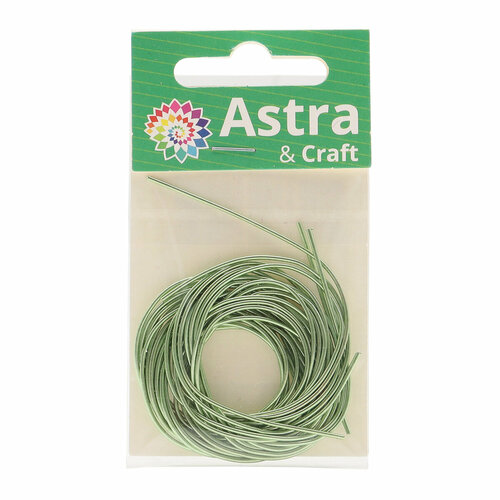 КА019НН1 Канитель гладкая глянцевая Светло-зеленый 1 мм 5 г - 01 г 240₽