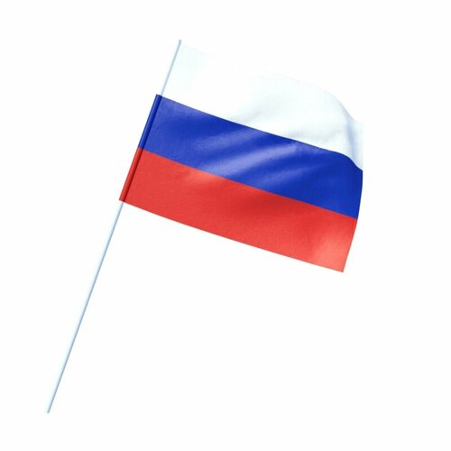 Флаг России 15 × 22см, FAN-07, триколор printio флаг 22×15 см белый крест