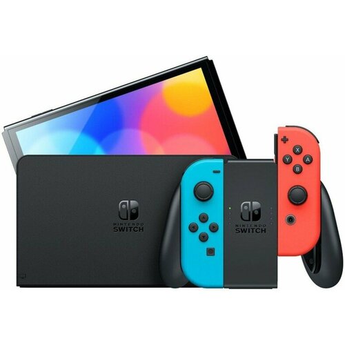 Игровая приставка Nintendo Switch OLED Blue/Red (HEG-S-KABAA) игровая приставка nintendo switch oled neon red blue
