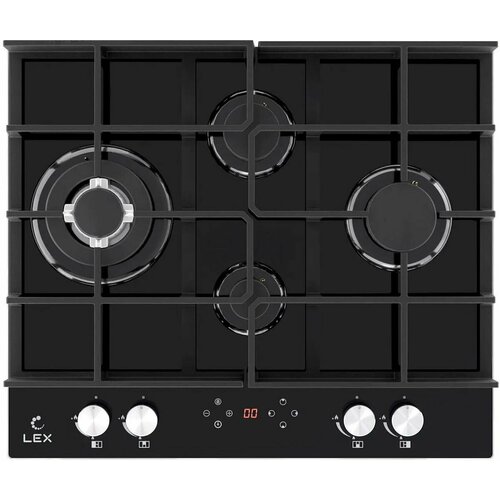 Газовая варочная панель LEX GVG 644 T BL независимая черный 3181000₽