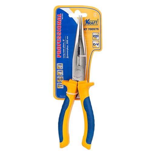 длинногубцы 200 мм kraft kraft арт kt700575 KRAFT KT700575 длинногубцы 200мм kraft (tool)