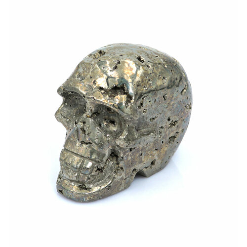 Фигурка Череп из натурального камня пирит 6199₽