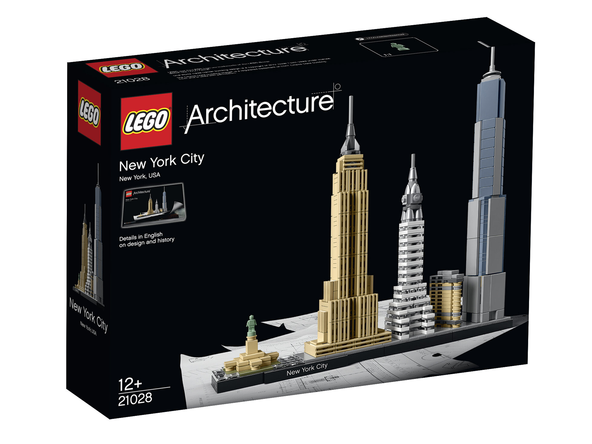 Конструктор LEGO Architecture 21028 Нью-Йорк, 598 дет.