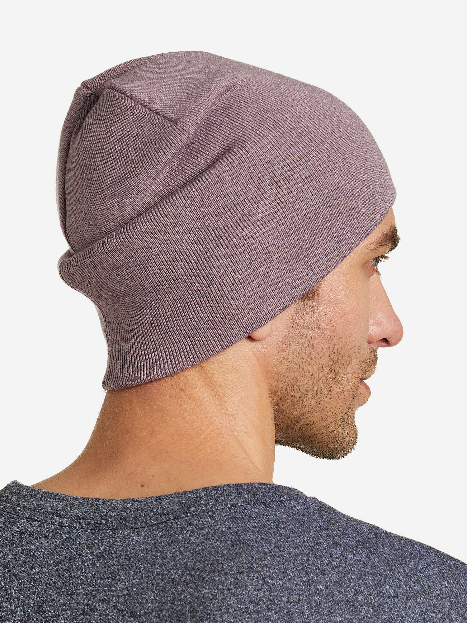 Шапка Demix Unisex regular basic acrylic hat для мужчин и женщин, размер one size, орхидея — фото 1