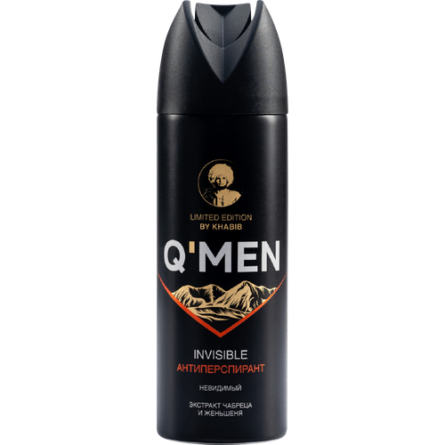 Дезодорант антиперспирант Q Men невидимый с экстрактом чабреца и женьшеня мужской 200мл 1379₽