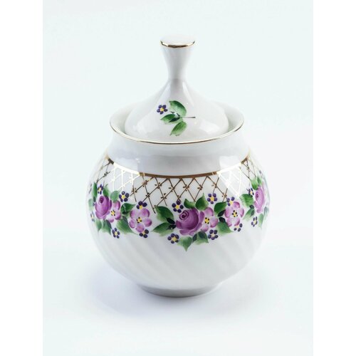 Сахарница Витая ручная роспись Гирлянда 1190₽