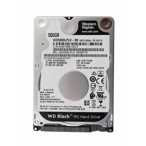 Жесткий диск IBM SH20E38322 500Gb 7200 SATA 25 HDD 7955₽