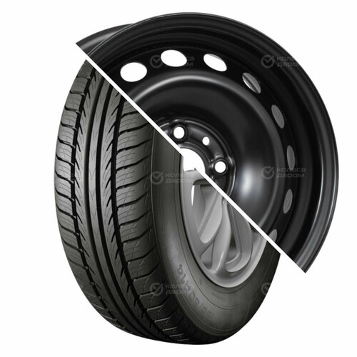 Колесо в сборе Кама BREEZE HK-132 R14 17565 82H ВАЗ 2170 16 отверстий R14x55 4x98 ET35 CB586 Black 5338₽