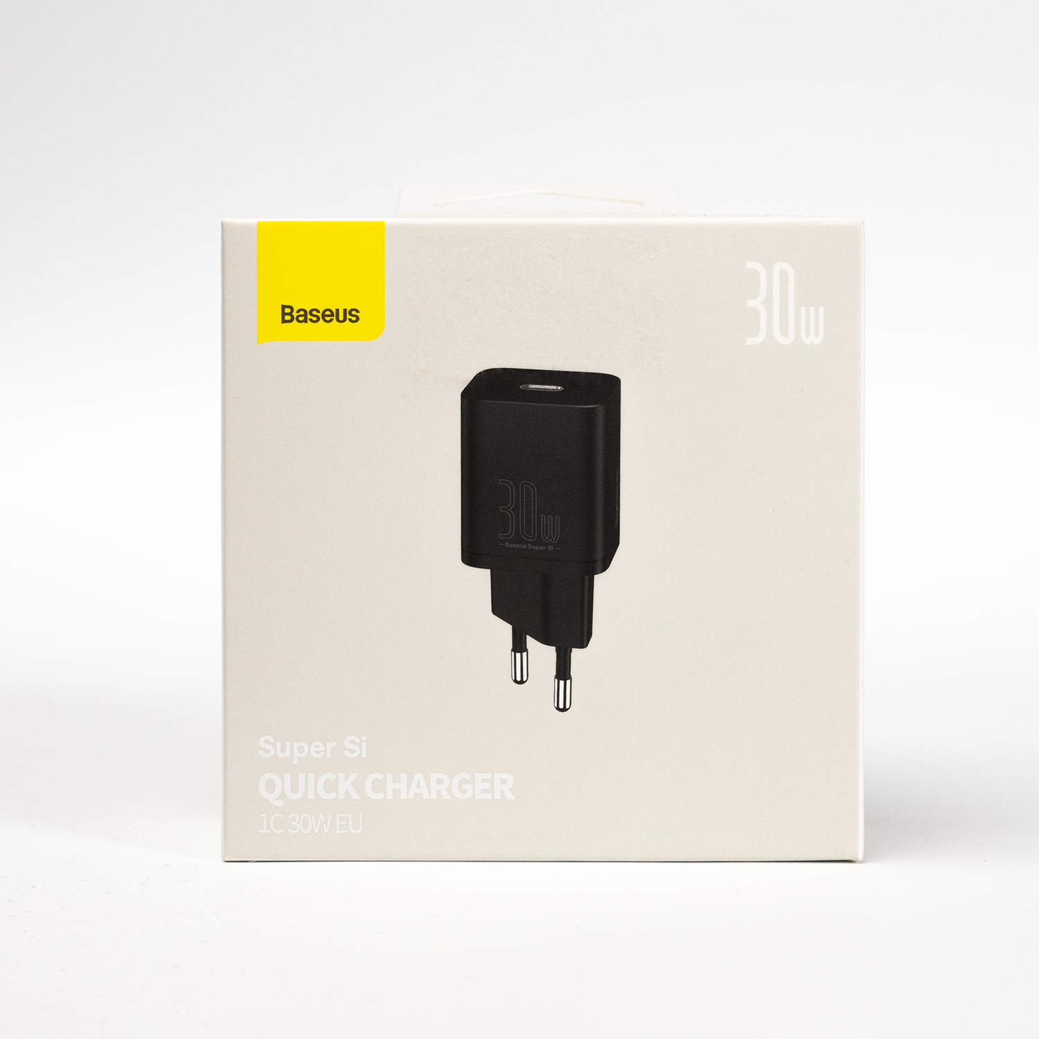 Сетевое зарядное устройство Baseus Super Si Quick Charger 1C 30W EU (CCSUP-J01), Черное