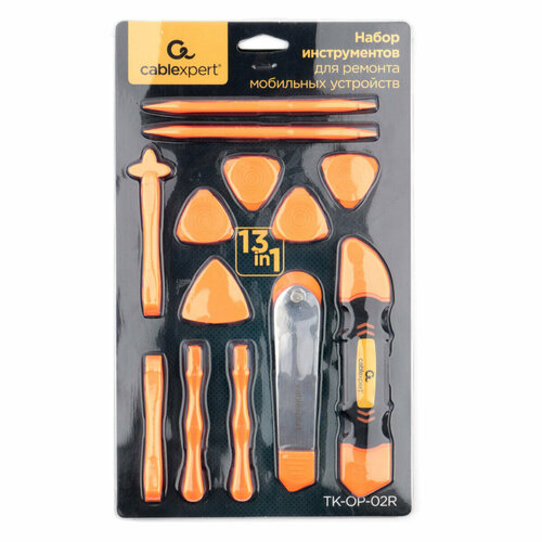 Cablexpert Набор инструментов для вскрытия корпуса мобильной техники 13 предметов TK-OP-02R 989₽