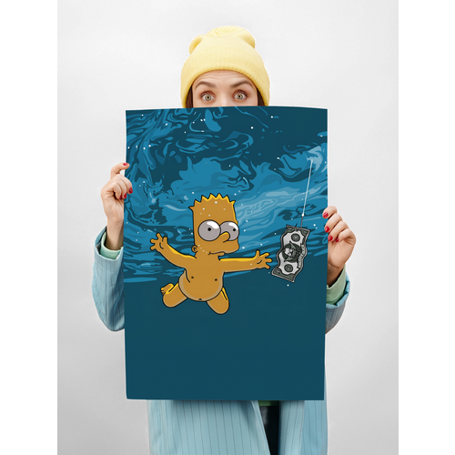 Картина для интерьера на стену 40х50 Барт Нирвана 450₽