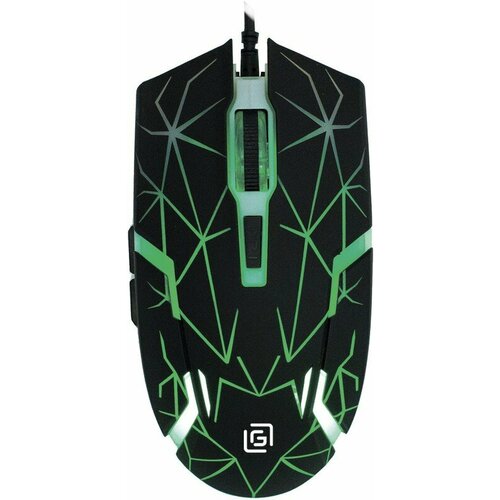 Мышь Оклик 701G черный оптическая 3600dpi USB для ноутбука 6but 119700₽