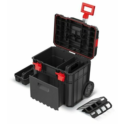 Ящик для инструментов Kistenberg X-Block PRO (KXB604050D-S411) black / red