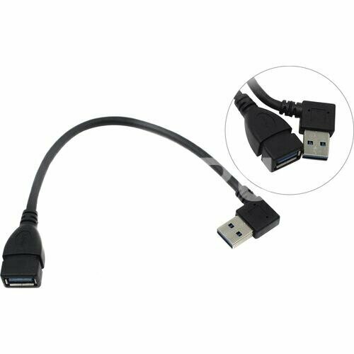 USB 3.0 type A (M) <-> type A (F) Ks-is KS-402 кабель usb3 0 am am ks is ks 822 0 5 соединительный 0 5 метра чёрный синий