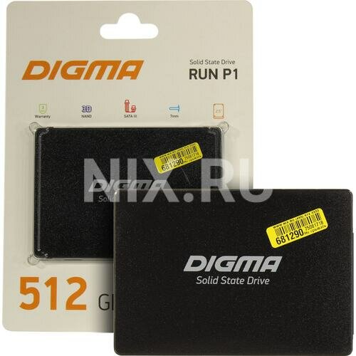 SSD Digma RUN P1 DGSR2512GP13T