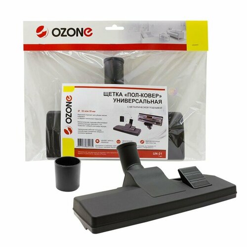 Универсальная щетка для пылесоса Пол-ковер Ozone с металлической подошвой 270х95 мм 2284₽