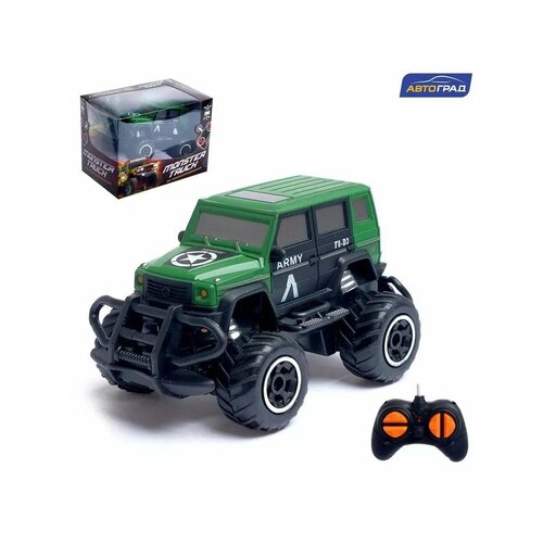 Джип радиоуправляемый Армия работает от батареек 1099₽