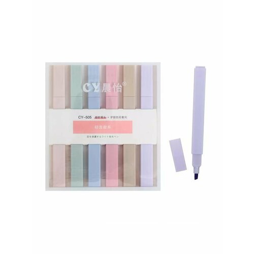 Маркер набор текстовыделителей пастельные цвета корпус к 683₽