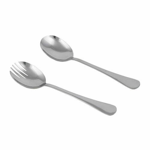 Набор ложек для салата 215см нерж сталь 422₽