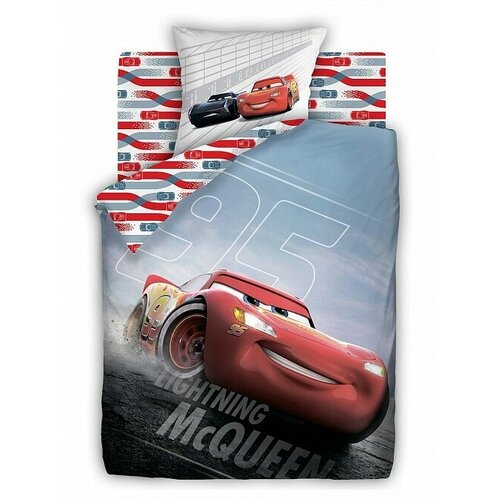 Комплект постельного белья 1,5-спальный поплин с одной наволочкой 