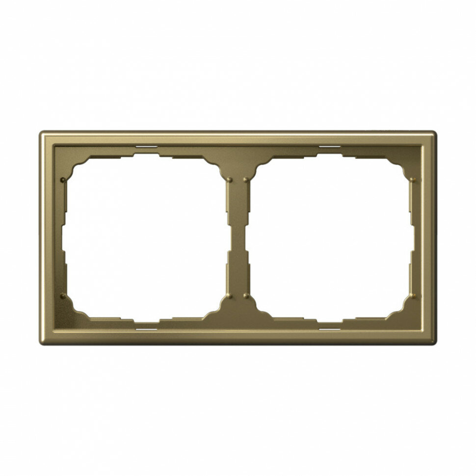 Рамка на 2 поста Systeme Electric ArtGallery Золото GAL001602