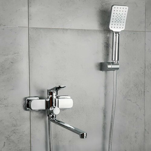 Смеситель для ванны c душем Фрап F2261 однорычажный хром латунь