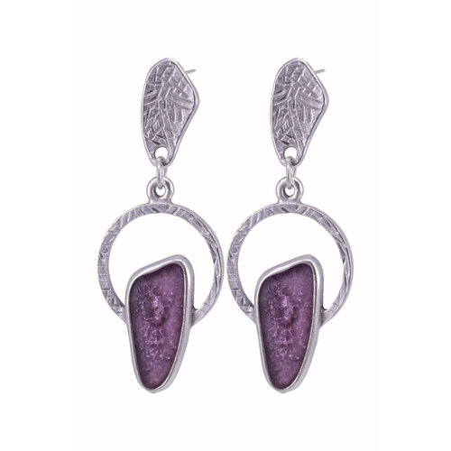 Серьги OTOKODESIGN эмаль фиолетовый 452₽