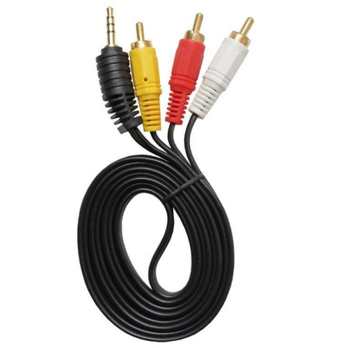 AUX Audio кабель 3,5 мм, на 3RCA (колокольчики)