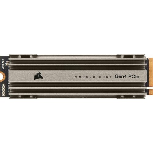 Твердотельный накопитель Corsair Mp600 Core 1 ТБ M2 Nvme Pcie X4 Gen4 4700 МБс1950 МБс 3D Qlc Nand встроенный теплоотвод алюминий 2179000₽