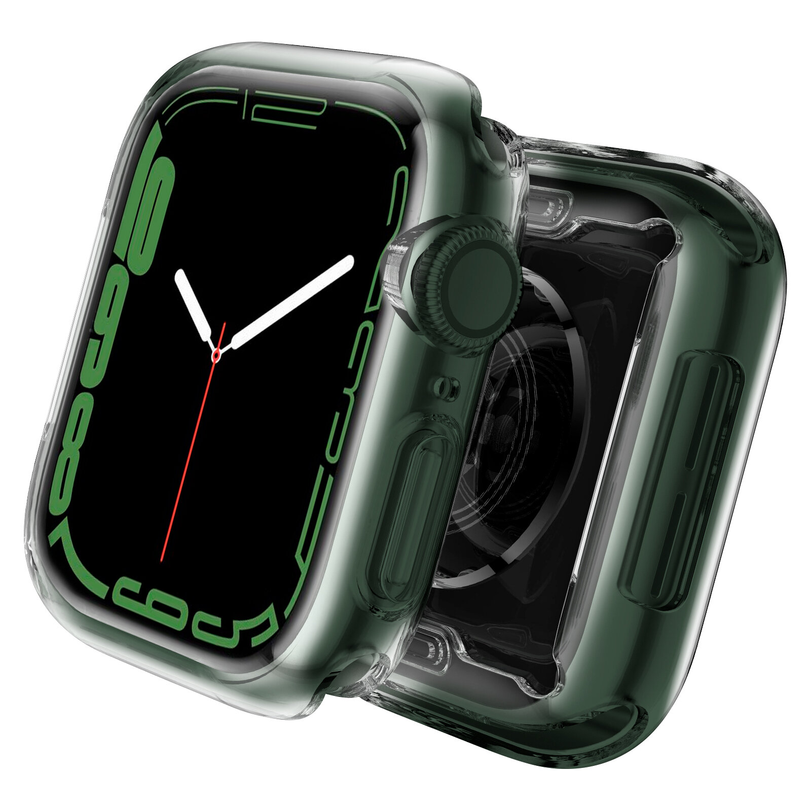 фото Чехол на смарт часы Apple Watch серии 7/8 c диагональю экрана 45 мм Luckroute - Противоударный бампер с защитой от повреждений, грязи и отпечатков