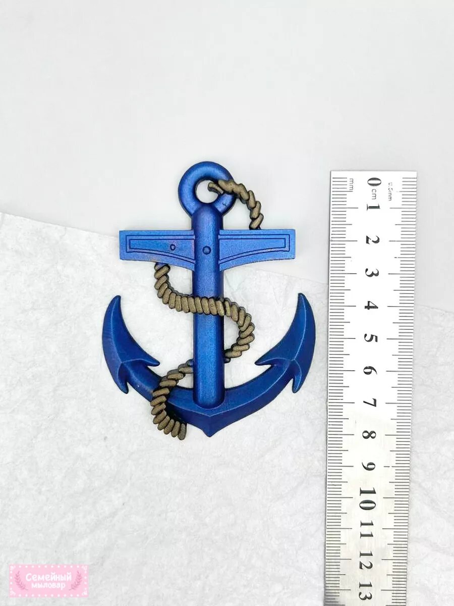 Силиконовая форма / молд для рукоделия Якорь — фото 1
