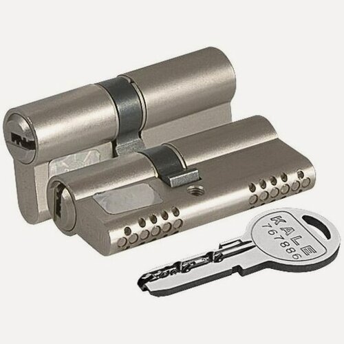 Изображение товара Цилиндровый механизм Kale Kilit 164 OBS SNE/71 (26+10+35) mm никель 5 кл.